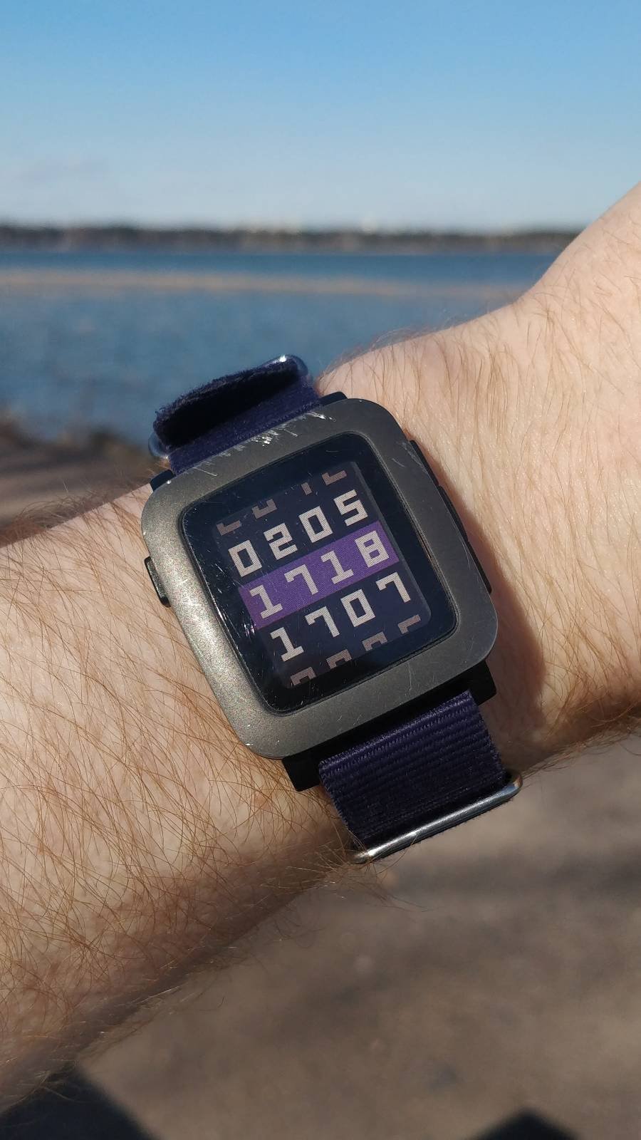 Pebble hot sale time strap