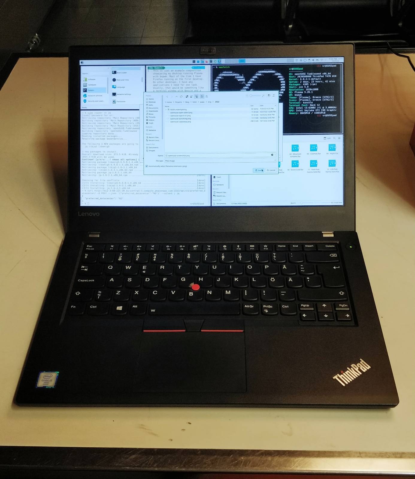 thinkpad-opensuse-sampo-website